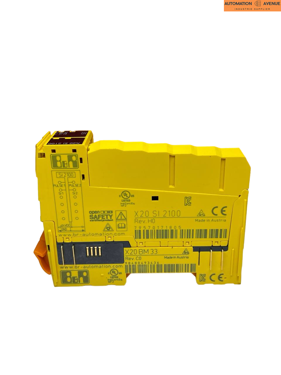 Klicken Sie, um das Bild zu vergrößern B&R X20 SI 2100 Sicheres Eingangsmodul + X20 BM 33