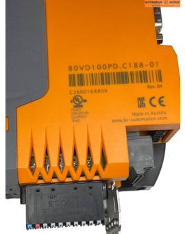 B&R ACOPOS micro 100D Servo Wechselrichtermodul 80VD100PD.C188-01 REV.B4 //Geprüft//, Bild 8