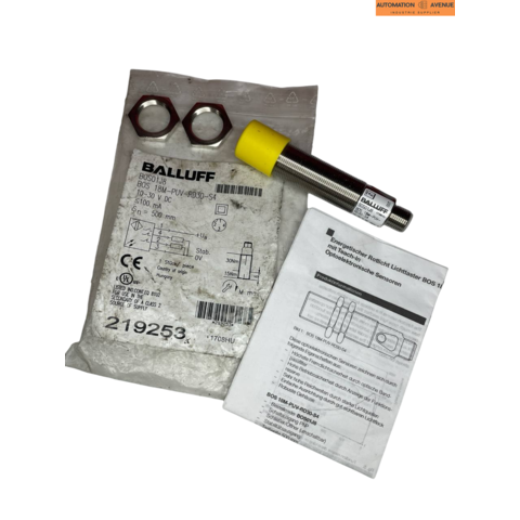 Balluff BOSO1J8 / BOS 18M-PUV-RD30-S4 Rotlicht Lichttaster