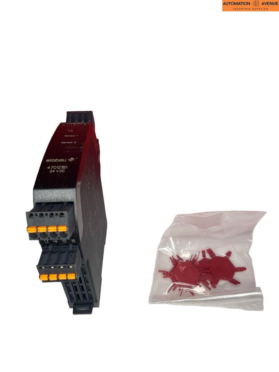 Klicken Sie, um das Bild zu vergrößern Elobau 470121B1 Sicherheitsauswerteinheit / Safety control unit / NEUWERTIG &