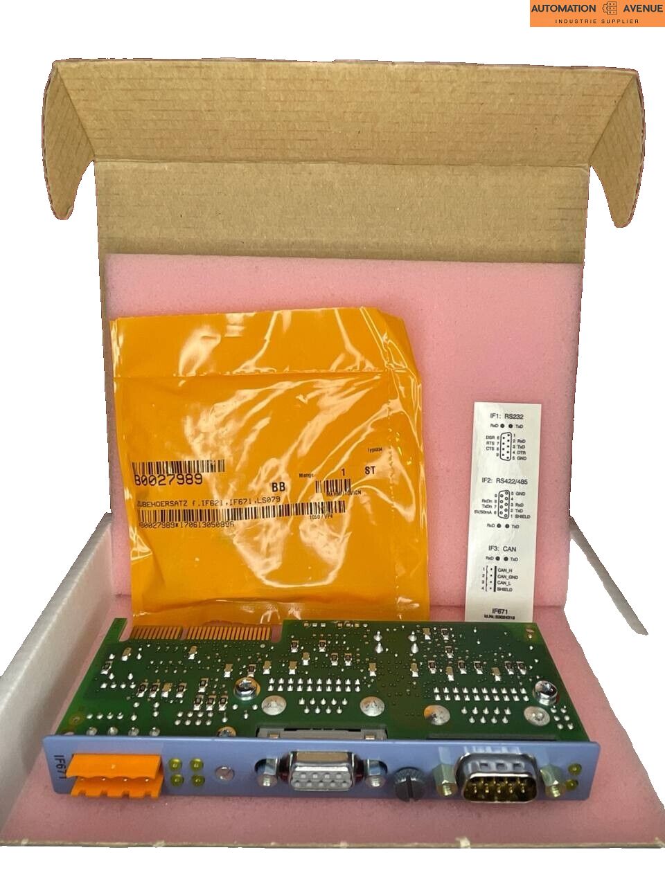 Klicken Sie, um das Bild zu vergrößern B&R 3IF671.9 Interface Module Rev D0 Powerlink Schnittstellenmodul