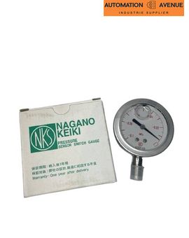 Nagano Keiki GV50-S10 / AU1- 4 x 60 / -0,1Mpa / Unterdruckanzeige, Bild 1