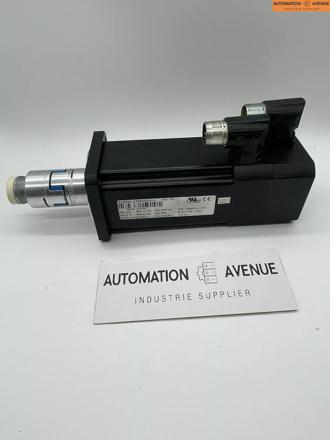 Klicken Sie, um das Bild zu vergrößern B&R Automation Servomotor 8LSA35.E2030D000-0 Rev. C4
