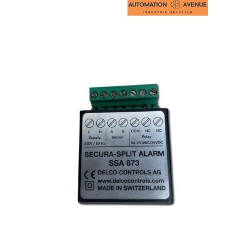 DELCO CONTROLS AG SSA 873 SECURA-SPLIT ALARM