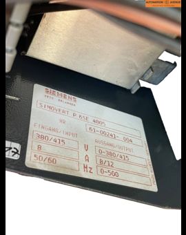 SIEMENS SIMOVERT P6SE 4805 / RS4012.2 / SR6050 / Frequenzumrichter, Bild 6
