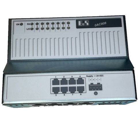 B&R Automatisierung 0AC808.9-1 Plc Ethernet Hub Rev.D0