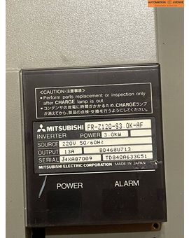 MITSUBISHI Freqrol Z120 FR-Z120-S3.0K-AF Frequenzumrichter / Inverter, Bild 1