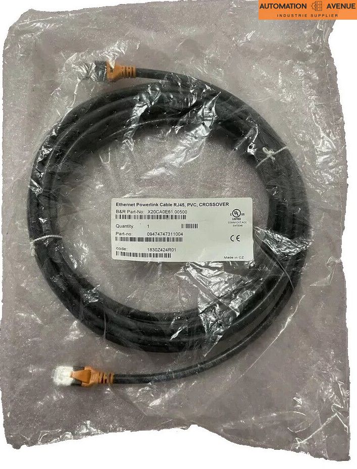 Klicken Sie, um das Bild zu vergrößern B&R Automation Ethernet Powerlink Cable RJ45 X20CA0E61.000500 PVC CROSSOVER