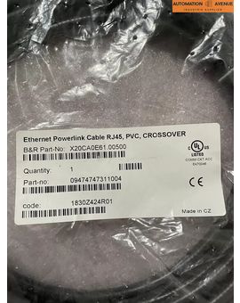 B&R Automation Ethernet Powerlink Cable RJ45 X20CA0E61.000500 PVC CROSSOVER, Bild 2