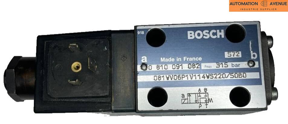 Klicken Sie, um das Bild zu vergrößern BOSCH 081WV06P1V114WS220/50B0 Wegeventil 0 810 091 082