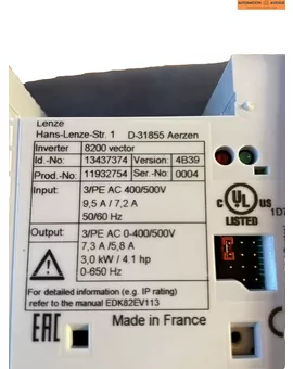 Lenze 8200 vector 3,0kW E82EV302K4C929 Frequenzumrichter/Inverter 13437374, Bild 4