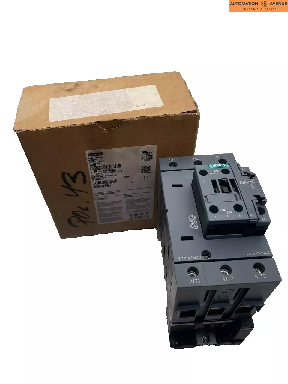Klicken Sie, um das Bild zu vergrößern Siemens Sirius 3RT2046-1NB30 45KW Schütz