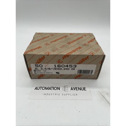 50 Stück Weidmüller Connector 1604530000 160453 SL 3.5/8/180G3 .2SN 0R