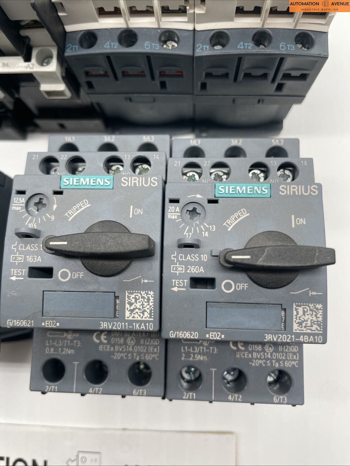Klicken Sie, um das Bild zu vergrößern 9 Stück Diverse Schütze / Schutzschalter Siemens Schneider electric