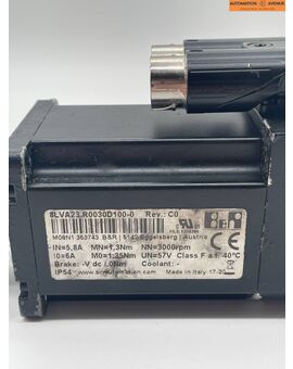 B&R AC Servomotor 8LVA23.R0030D100-0 / REV C0 Defekt, Bild 2