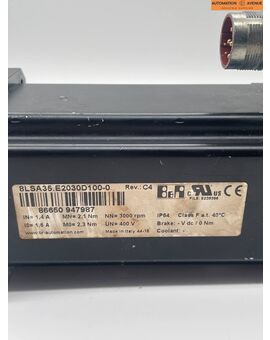 B&R Automation AC Servomotor Synchronmotor 8LSA35.E2030D100-0 DEFEKT, Bild 3