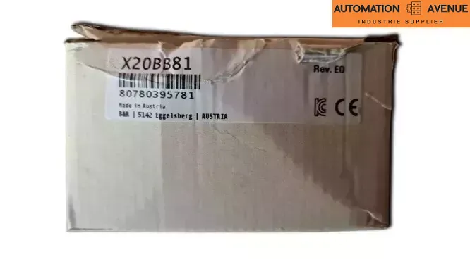 Klicken Sie, um das Bild zu vergrößern B&R Automation X20BB81 Rev. E0 / OVP /