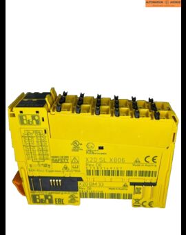 B&R Automation X20SLX806 Rev.D0 Safety PLC Module mit X20BM33, Bild 1