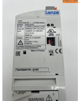 Lenze 8200 Vector Inverter/ E82EV751_2C200/ E82EV751K2C200 / FREQUENZUMRICHTER, Bild 2