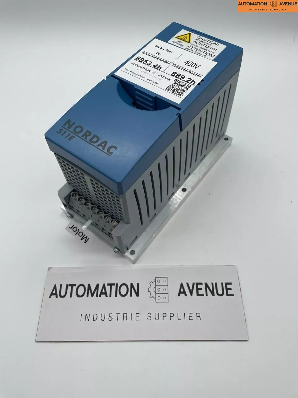 Klicken Sie, um das Bild zu vergrößern Nord Nordac SK 511E-550-340-A-C-TR1 Frequenzumrichter Inverter 0,55kW Cold Plate