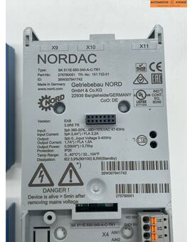 Nord Nordac SK 511E-550-340-A-C-TR1 Frequenzumrichter Inverter 0,55kW Cold Plate, Bild 3