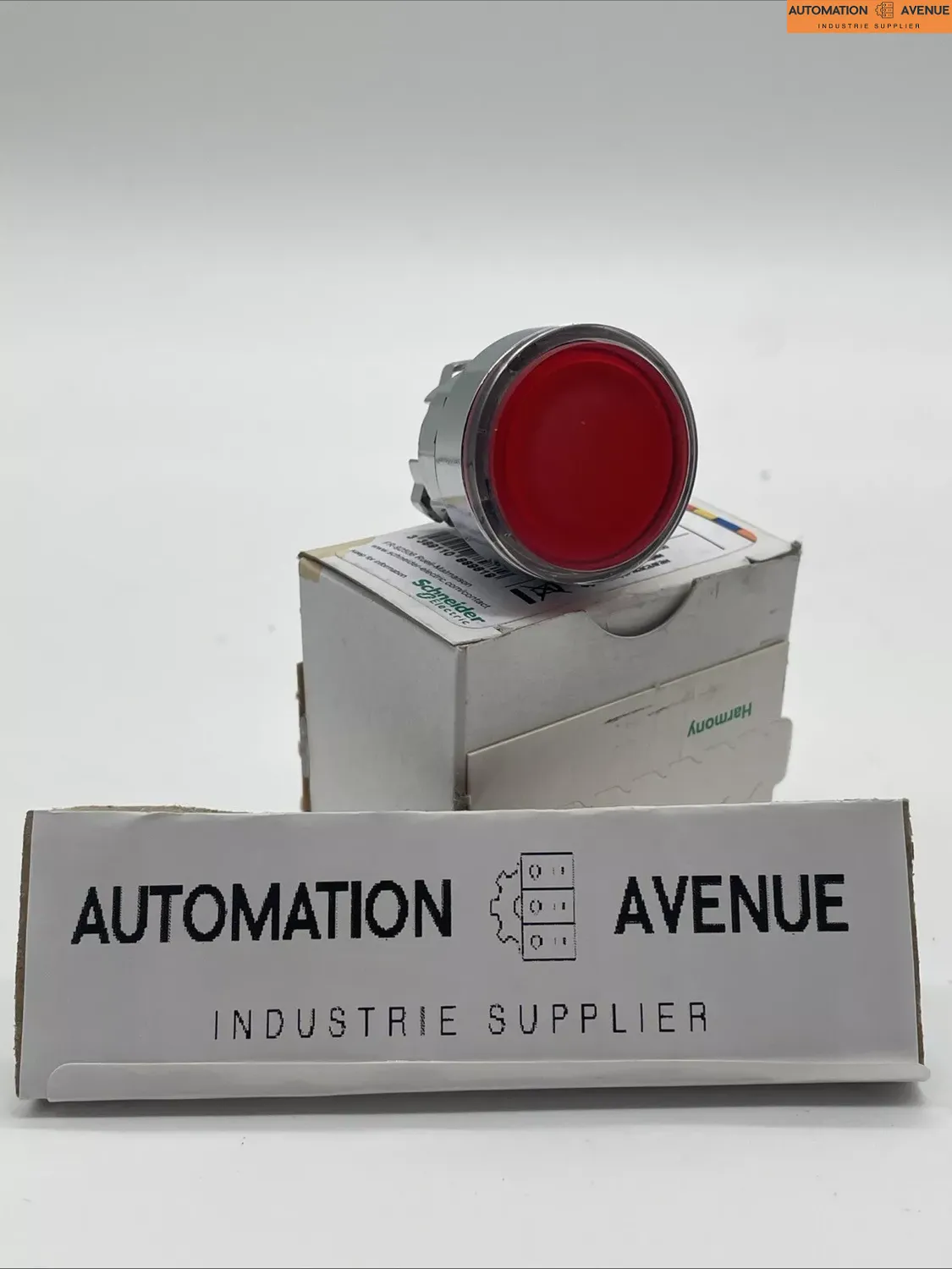 Klicken Sie, um das Bild zu vergrößern Schneider Electric ZB4 BW343 Leuchtdrucktaster rot / ORIGINALVERPACKT /