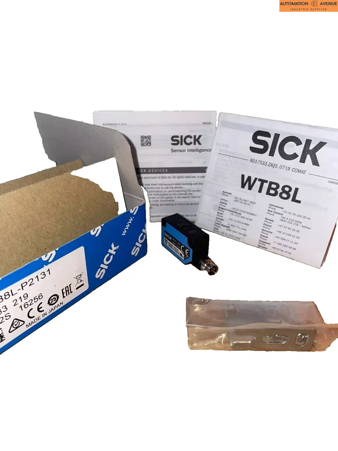 Klicken Sie, um das Bild zu vergrößern Sick WTB8L-P2131 ( 6033219 ) Reflexionslichtschranke